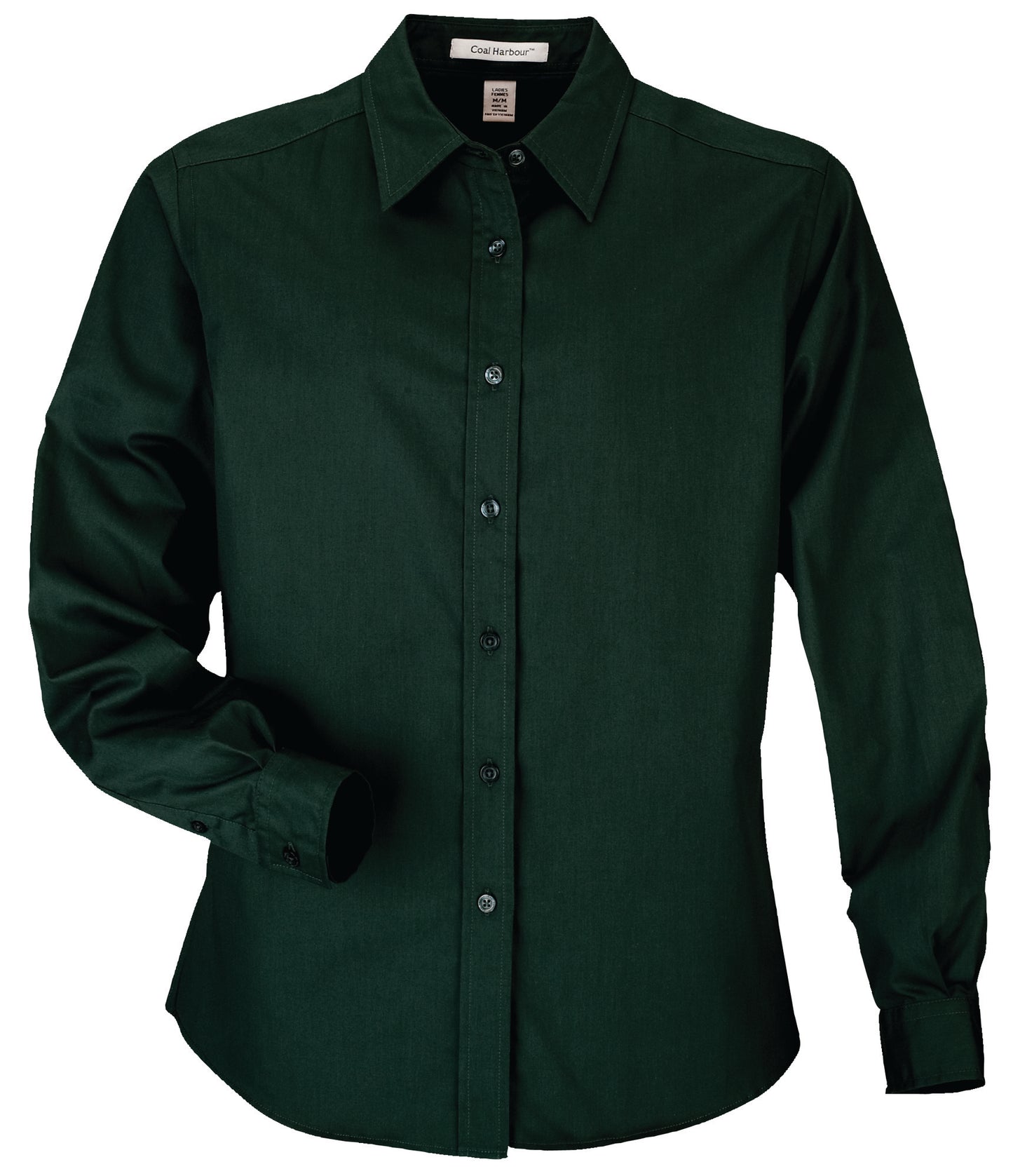 COAL HARBOURᴹᴰ CHEMISE TISSÉE À MANCHES LONGUES EASY CARE BLEND POUR FEMMES. L610