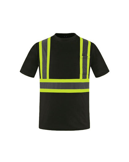 T-shirt haute visibilité personnalisable — Vision Affichage