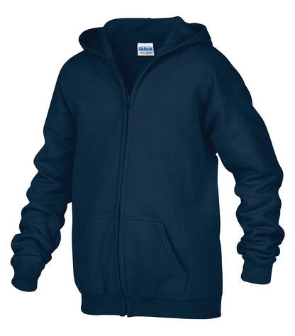 GILDANᴹᴰ CHANDAIL À CAPUCHON  À GLISSIÈRE HEAVY BLENDᴹᶜ POUR JEUNES. 186B