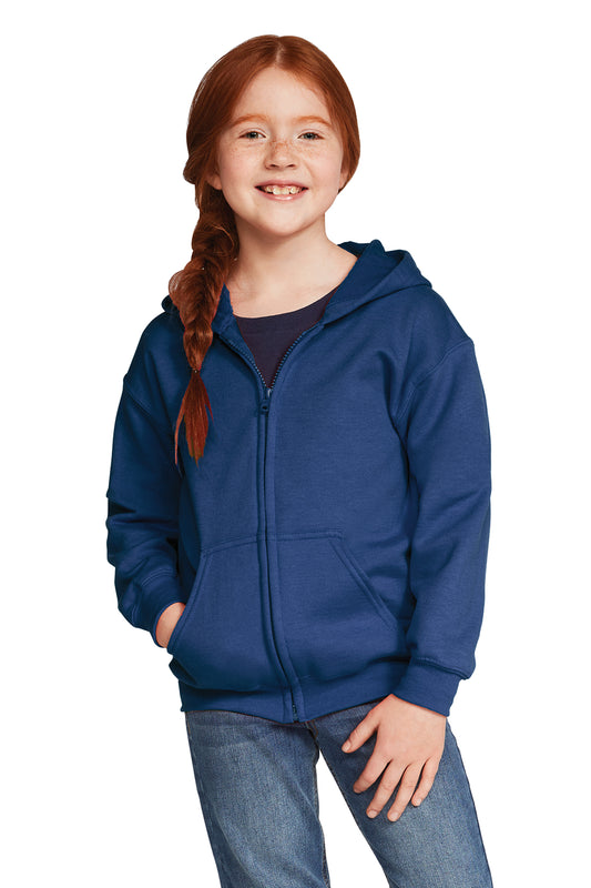 GILDANᴹᴰ CHANDAIL À CAPUCHON  À GLISSIÈRE HEAVY BLENDᴹᶜ POUR JEUNES. 186B
