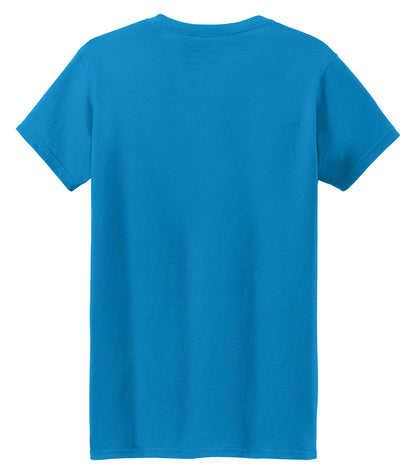 GILDANᴹᴰ T-SHIRT COUPE MISSY HEAVY COTTONᴹᶜ. 5000L