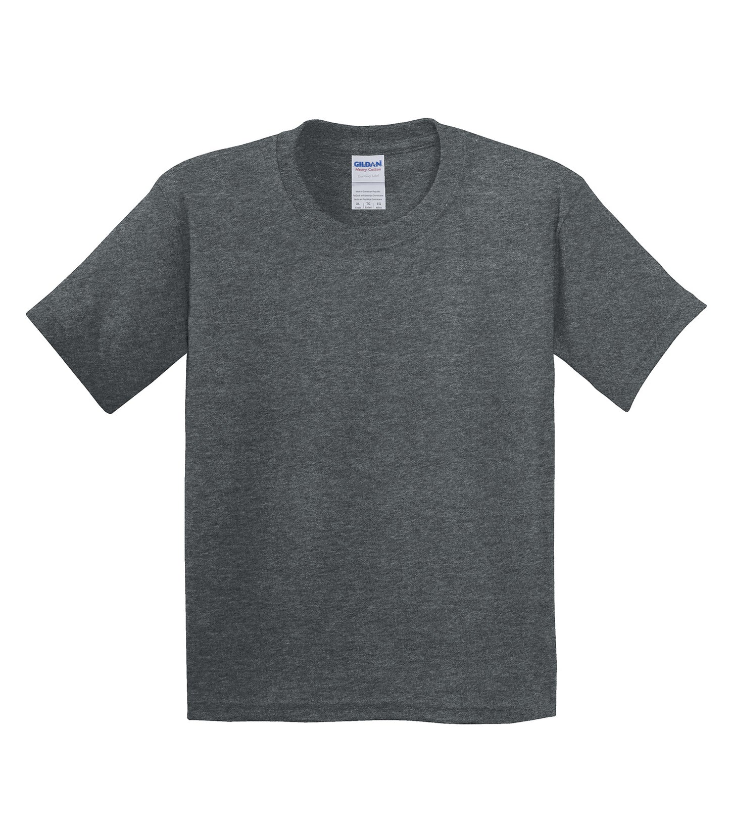 GILDANᴹᴰ T-SHIRT HEAVY COTTONᴹᶜ POUR JEUNES. 500B
