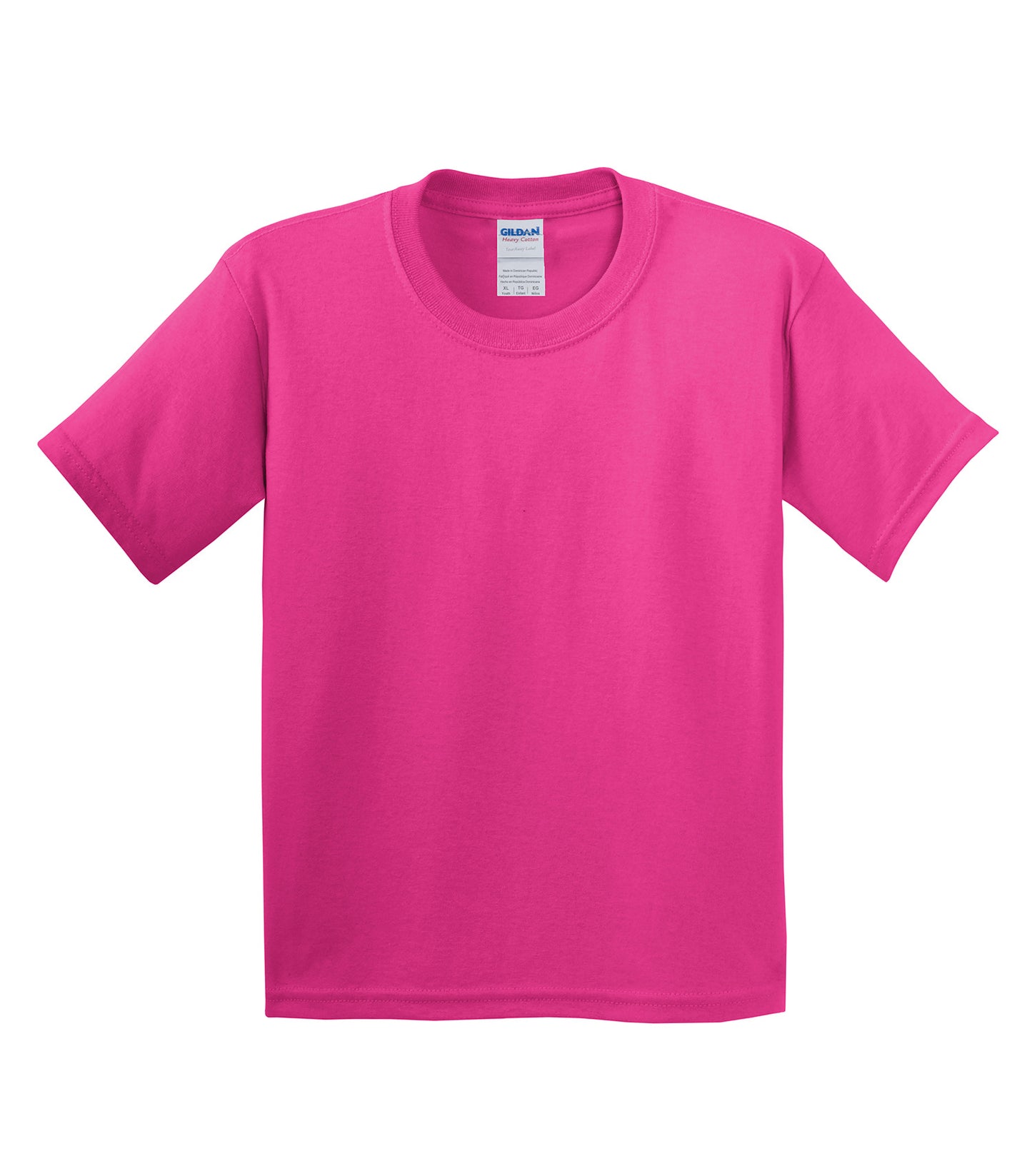 GILDANᴹᴰ T-SHIRT HEAVY COTTONᴹᶜ POUR JEUNES. 500B