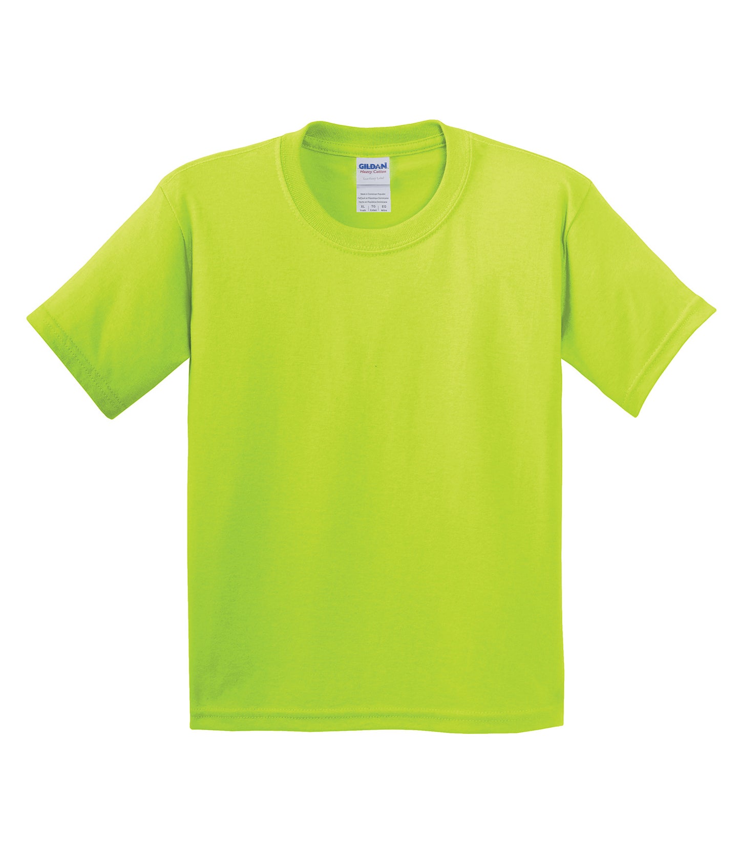 GILDANᴹᴰ T-SHIRT HEAVY COTTONᴹᶜ POUR JEUNES. 500B