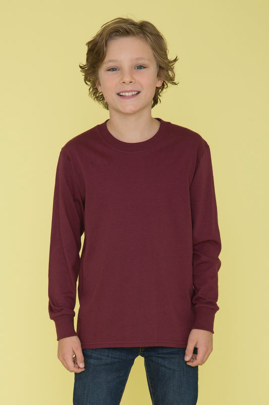 ATCᴹᶜ T-SHIRT À MANCHES LONGUES EVERYDAY COTTON POUR JEUNES. ATC1015Y