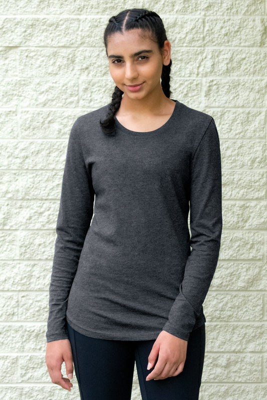 ATCᴹᶜ EUROSPUNᴹᴰ T-SHIRT FILÉ À MANCHES LONGUES POUR FEMMES. ATC8015L