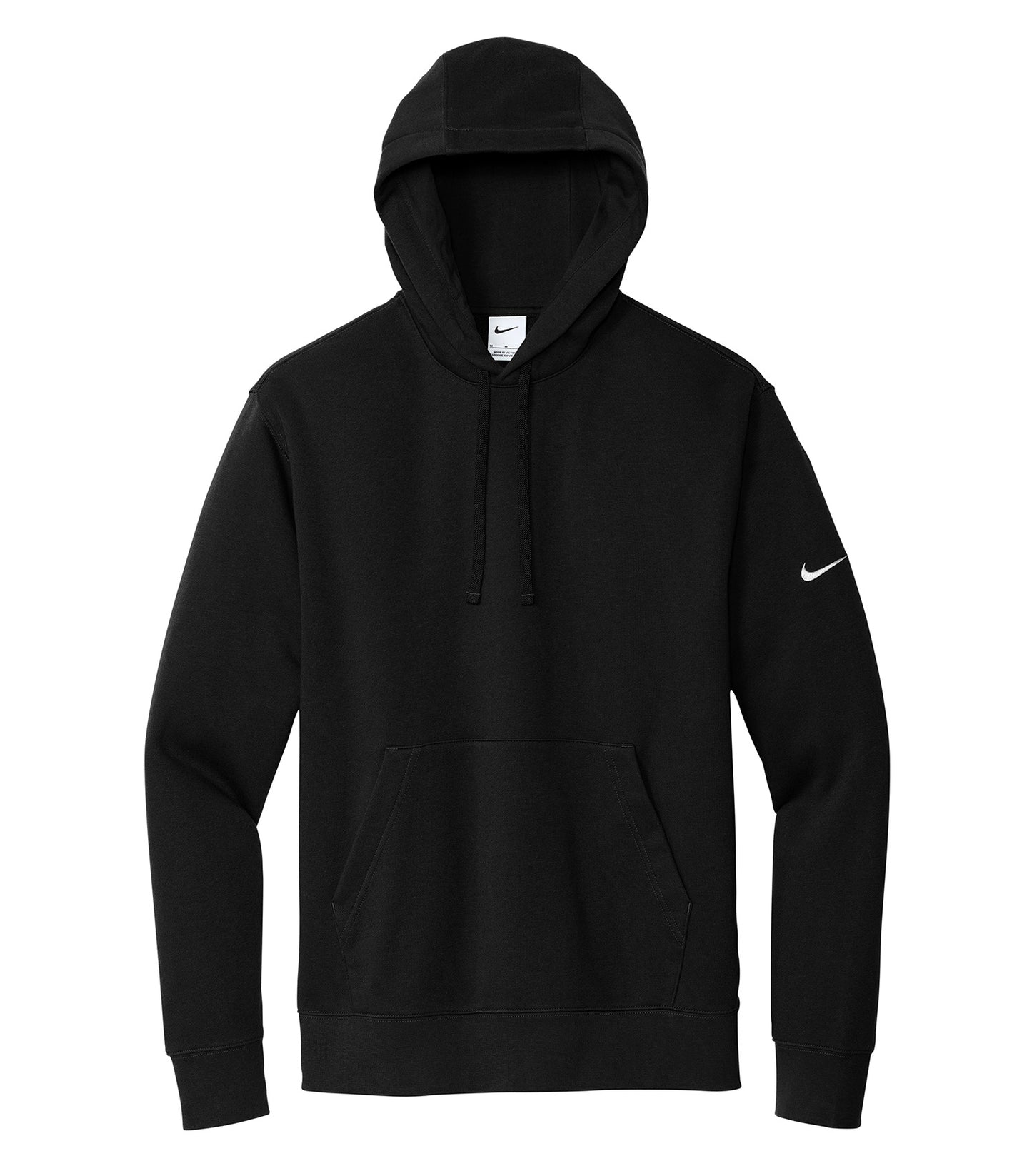 NIKE CHANDAIL À CAPUCHON MOLLETON CLUB AVEC SWOOSH À LA MANCHE. DR1499
