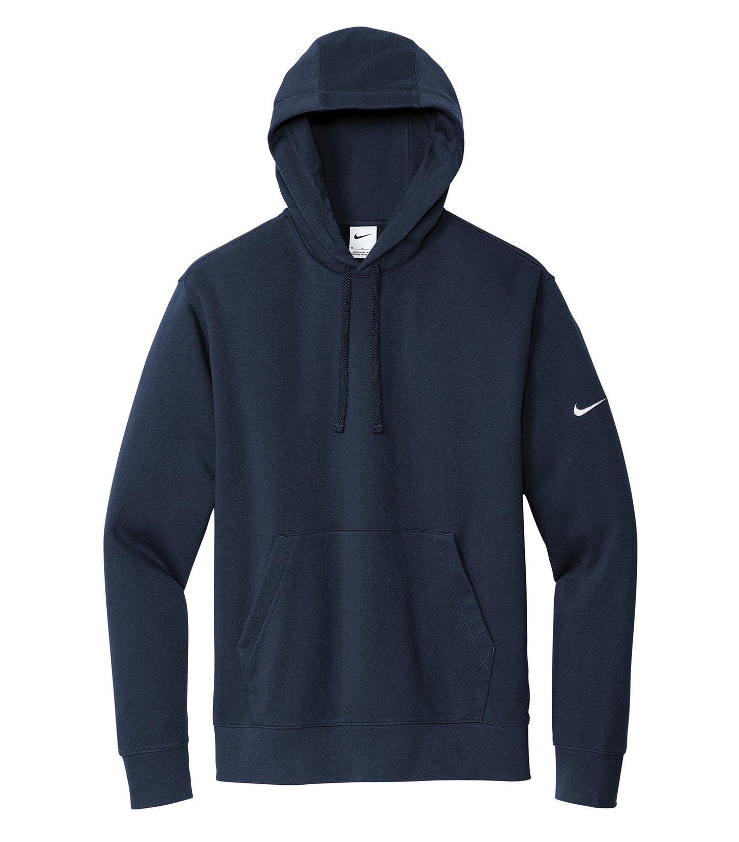NIKE CHANDAIL À CAPUCHON MOLLETON CLUB AVEC SWOOSH À LA MANCHE. DR1499
