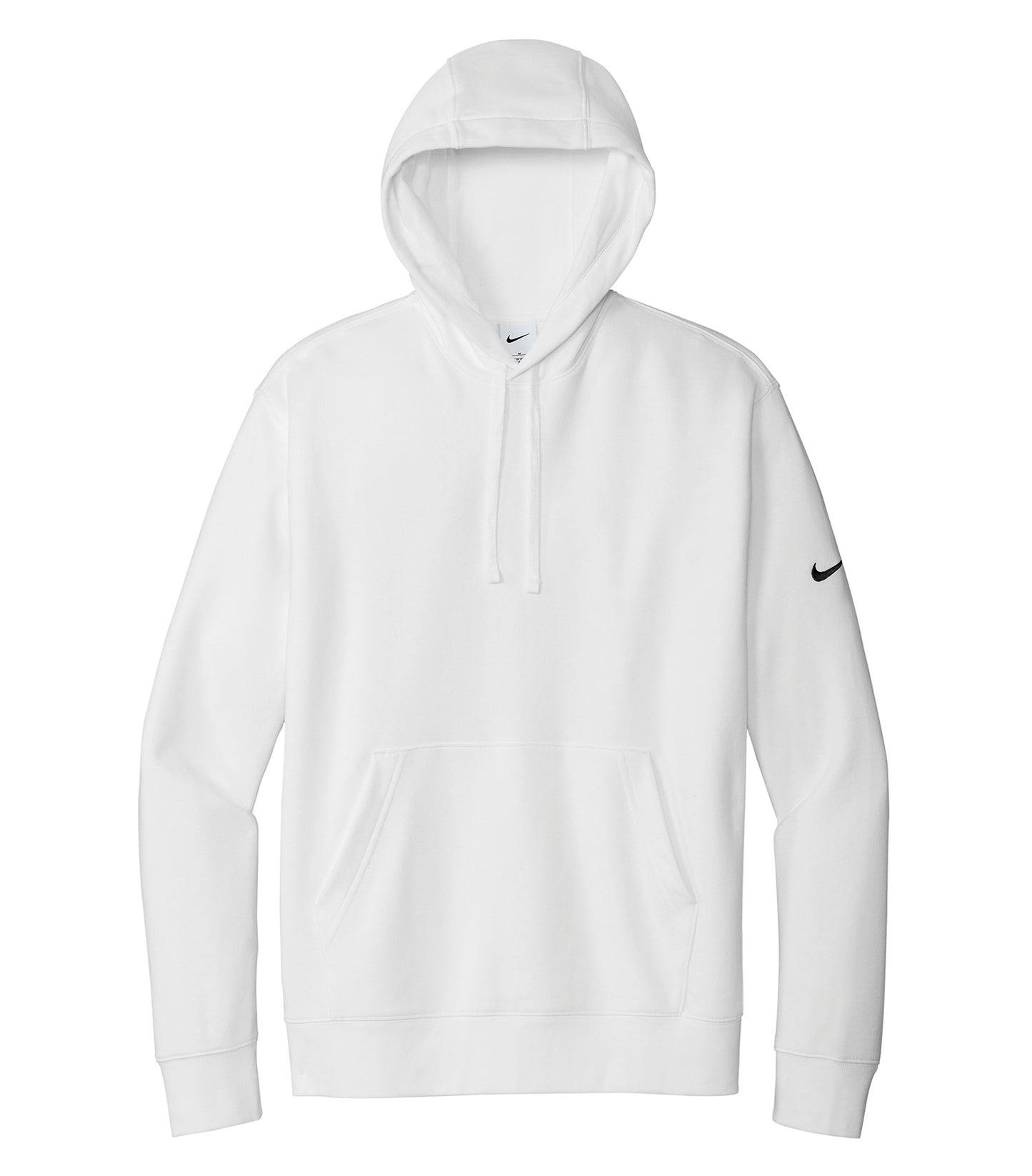 NIKE CHANDAIL À CAPUCHON MOLLETON CLUB AVEC SWOOSH À LA MANCHE. DR1499