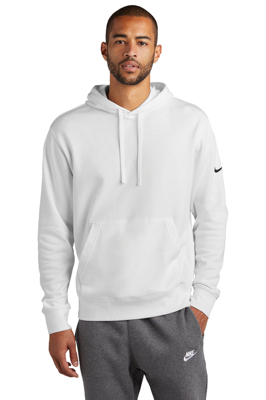 NIKE CHANDAIL À CAPUCHON MOLLETON CLUB AVEC SWOOSH À LA MANCHE. DR1499