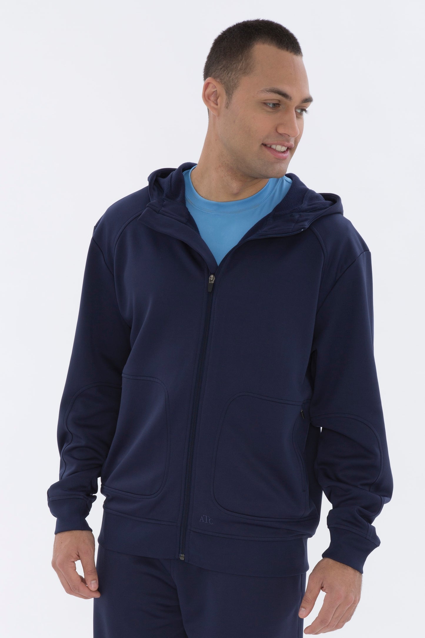 ATCᴹᶜ MANTEAU À CAPUCHON EN MOLLETON PTECHᴹᴰ . F221