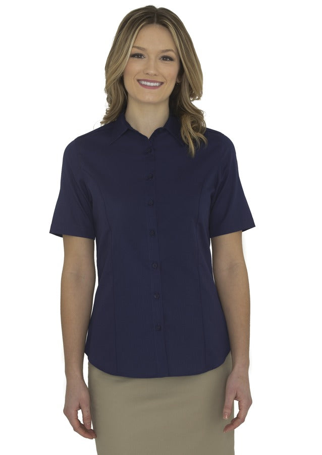 COAL HARBOURᴹᴰ CHEMISE TISSÉE À MANCHES COURTES EVERYDAY POUR FEMMES. L6021