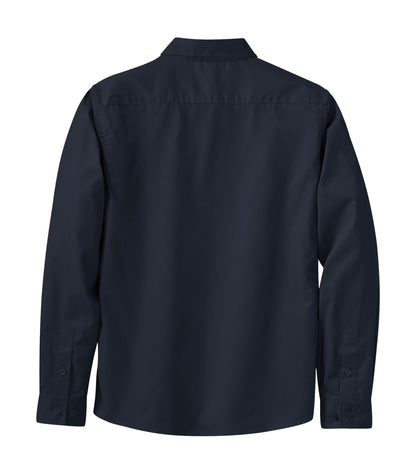 COAL HARBOURᴹᴰ CHEMISE TISSÉE  À MANCHES LONGUES EASY CARE BLEND POUR FEMMES. L610