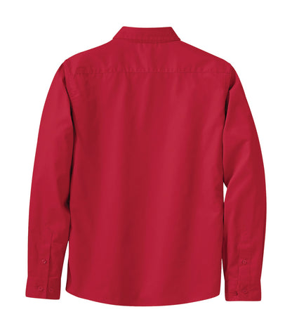 COAL HARBOURᴹᴰ CHEMISE TISSÉE  À MANCHES LONGUES EASY CARE BLEND POUR FEMMES. L610
