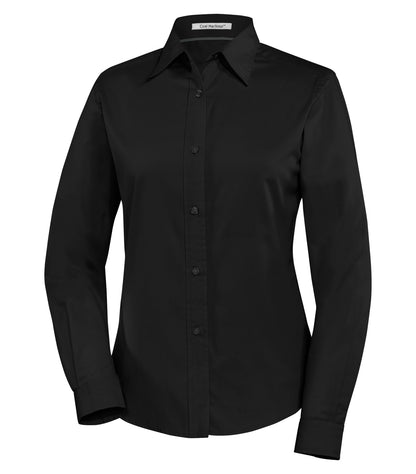 COAL HARBOURᴹᴰ CHEMISE TISSÉE  À MANCHES LONGUES EASY CARE BLEND POUR FEMMES. L610