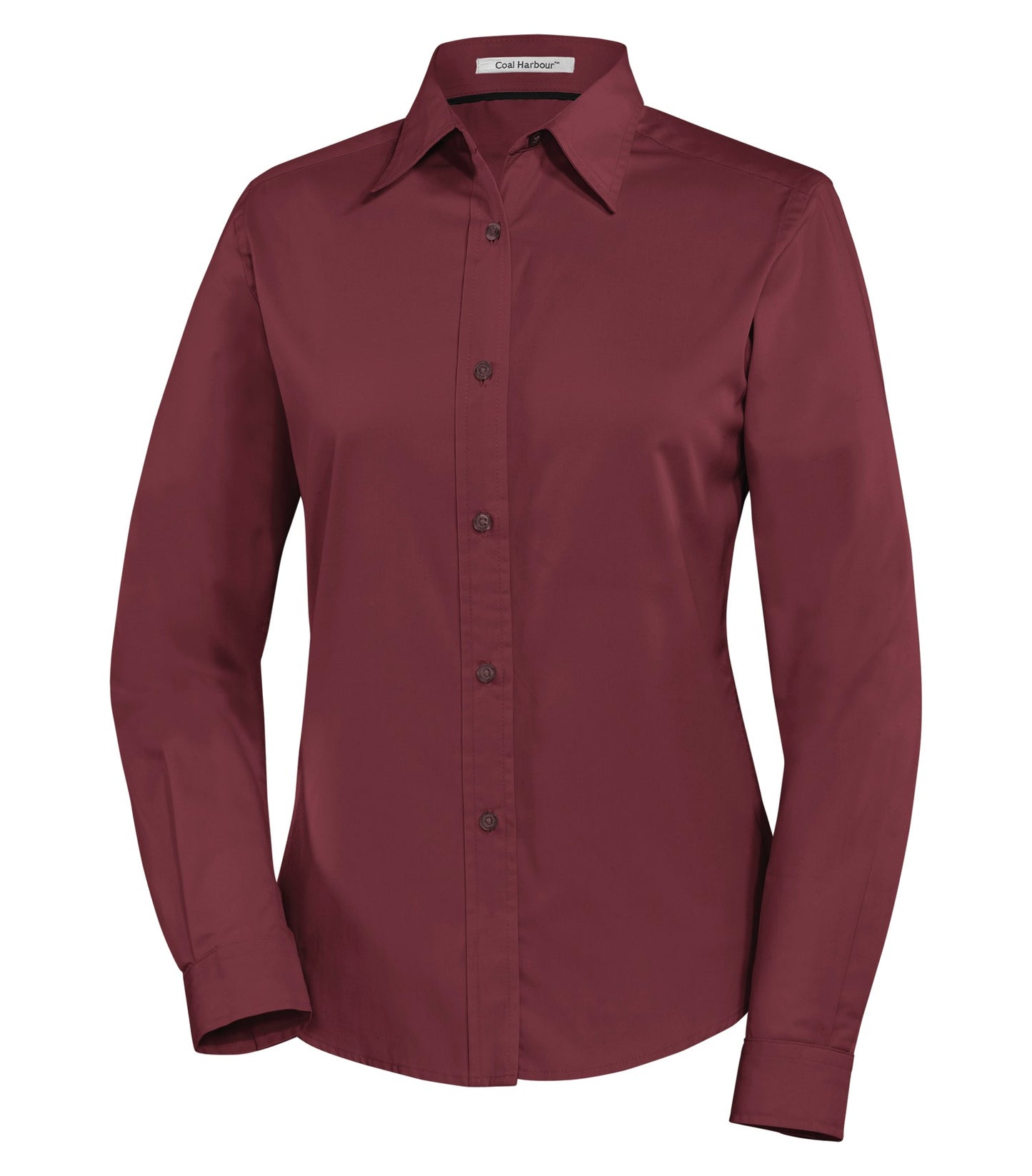 COAL HARBOURᴹᴰ CHEMISE TISSÉE  À MANCHES LONGUES EASY CARE BLEND POUR FEMMES. L610