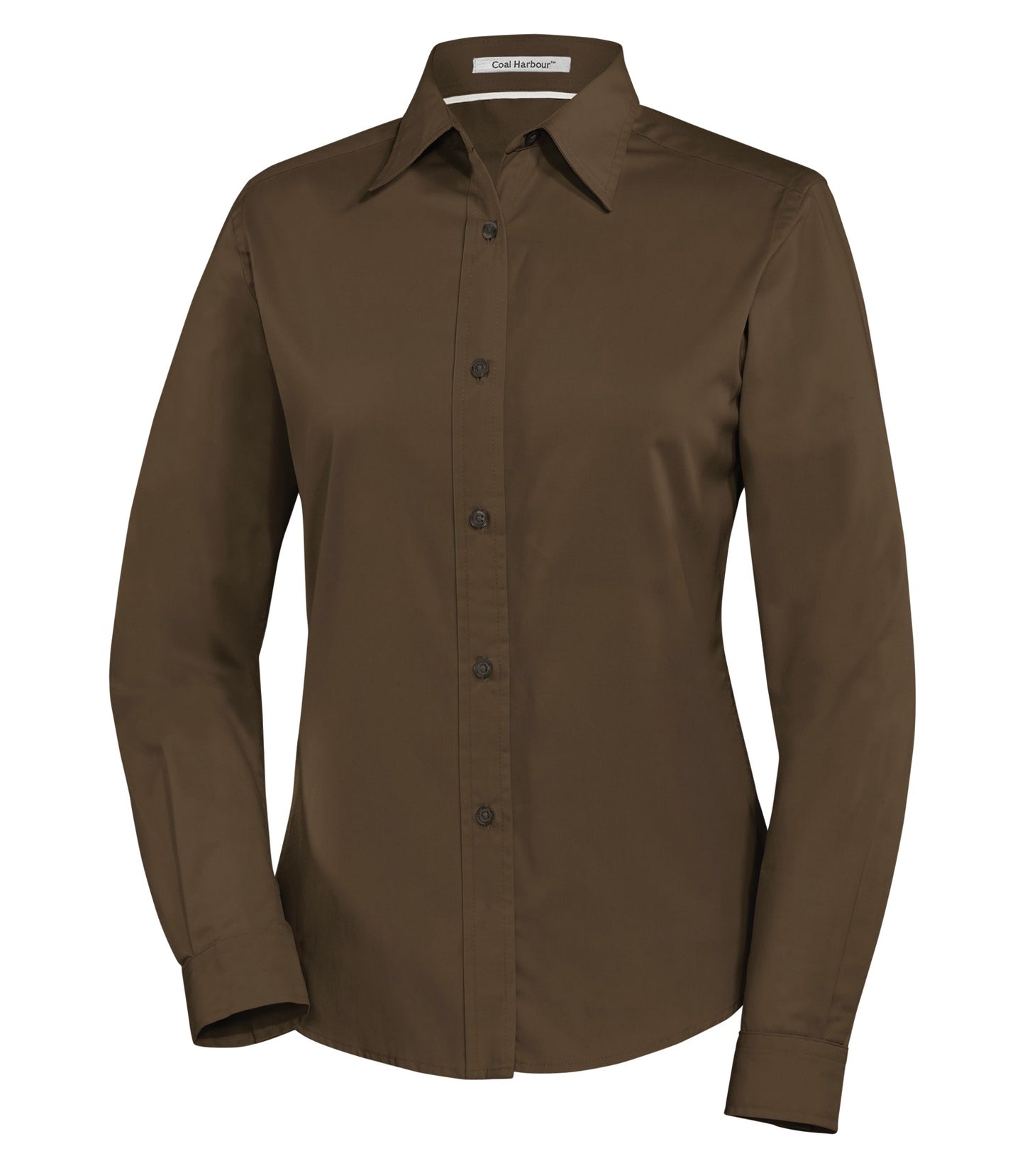 COAL HARBOURᴹᴰ CHEMISE TISSÉE  À MANCHES LONGUES EASY CARE BLEND POUR FEMMES. L610