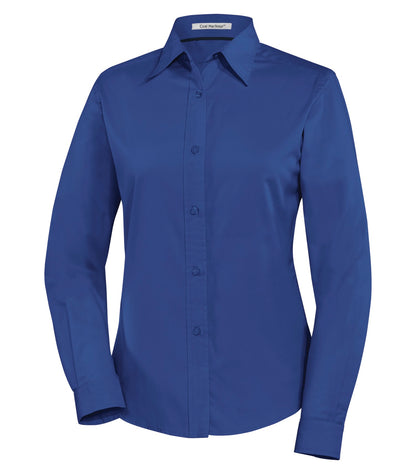 COAL HARBOURᴹᴰ CHEMISE TISSÉE  À MANCHES LONGUES EASY CARE BLEND POUR FEMMES. L610