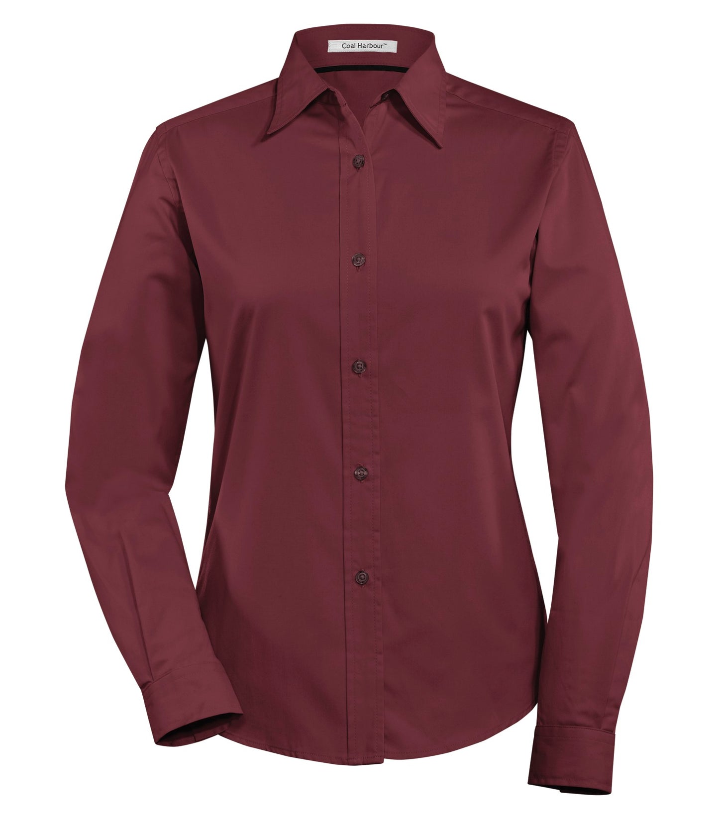 COAL HARBOURᴹᴰ CHEMISE TISSÉE  À MANCHES LONGUES EASY CARE BLEND POUR FEMMES. L610