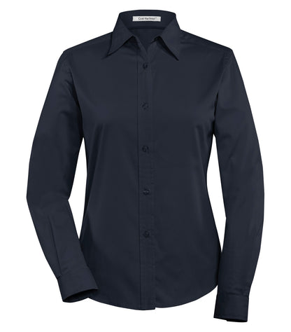 COAL HARBOURᴹᴰ CHEMISE TISSÉE  À MANCHES LONGUES EASY CARE BLEND POUR FEMMES. L610