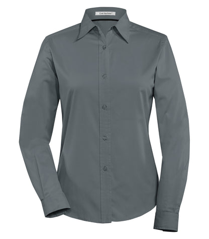 COAL HARBOURᴹᴰ CHEMISE TISSÉE  À MANCHES LONGUES EASY CARE BLEND POUR FEMMES. L610