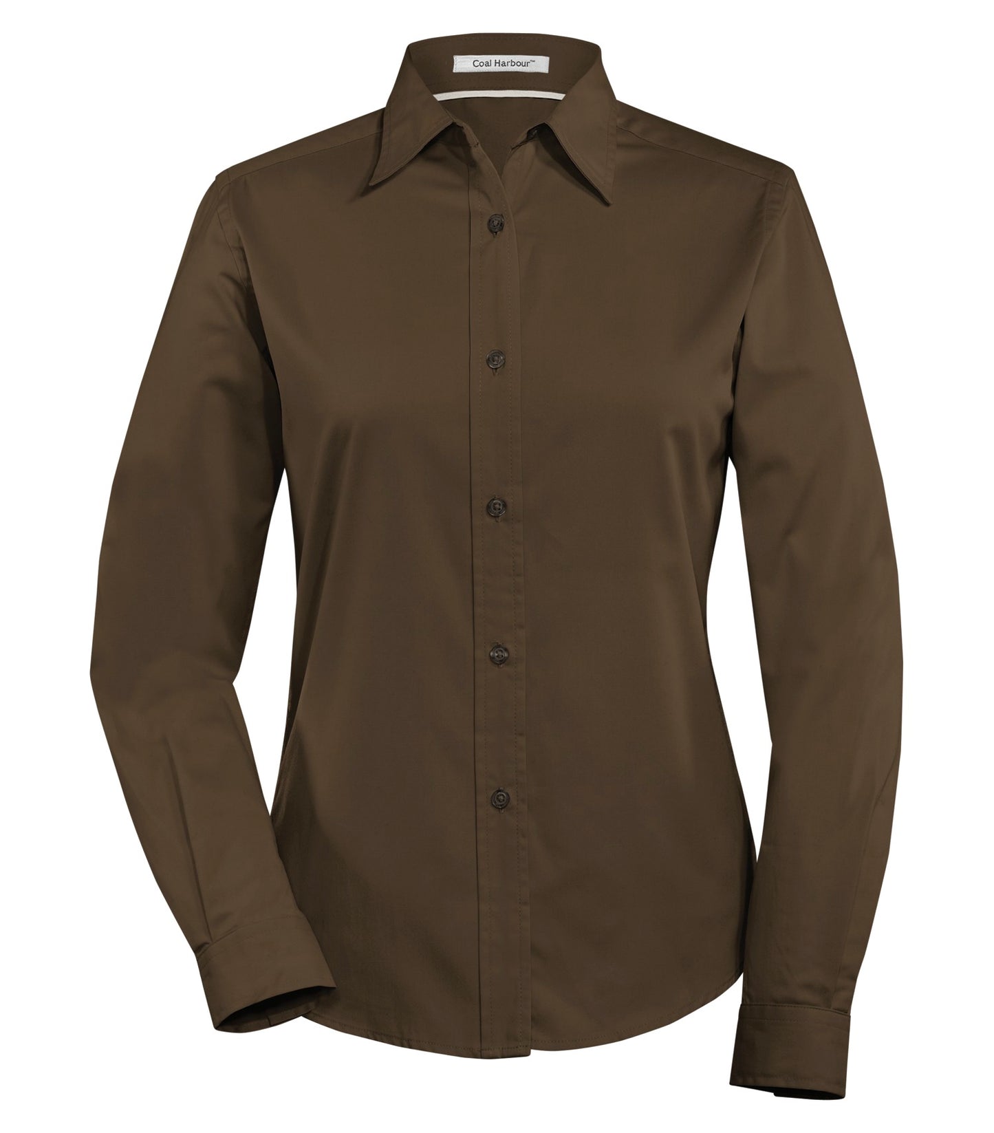 COAL HARBOURᴹᴰ CHEMISE TISSÉE  À MANCHES LONGUES EASY CARE BLEND POUR FEMMES. L610